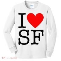 I Heart San Francisco I Love Sf Kids Long Sleeve Shirt thumb 0