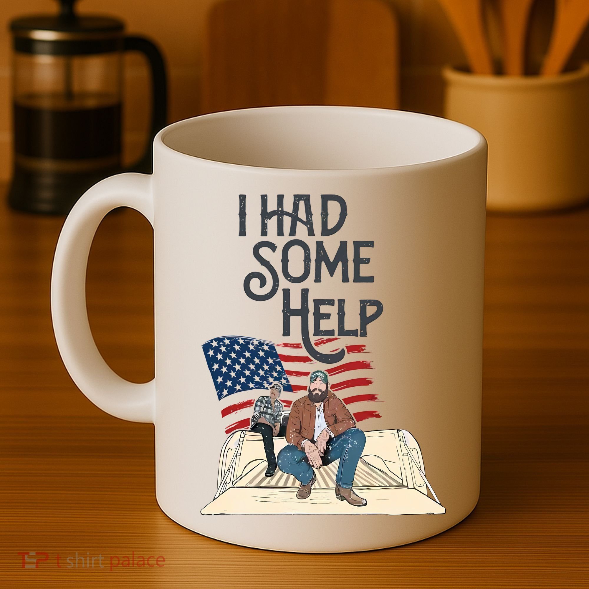 I Had Some Help Malone Post Coffee Mug