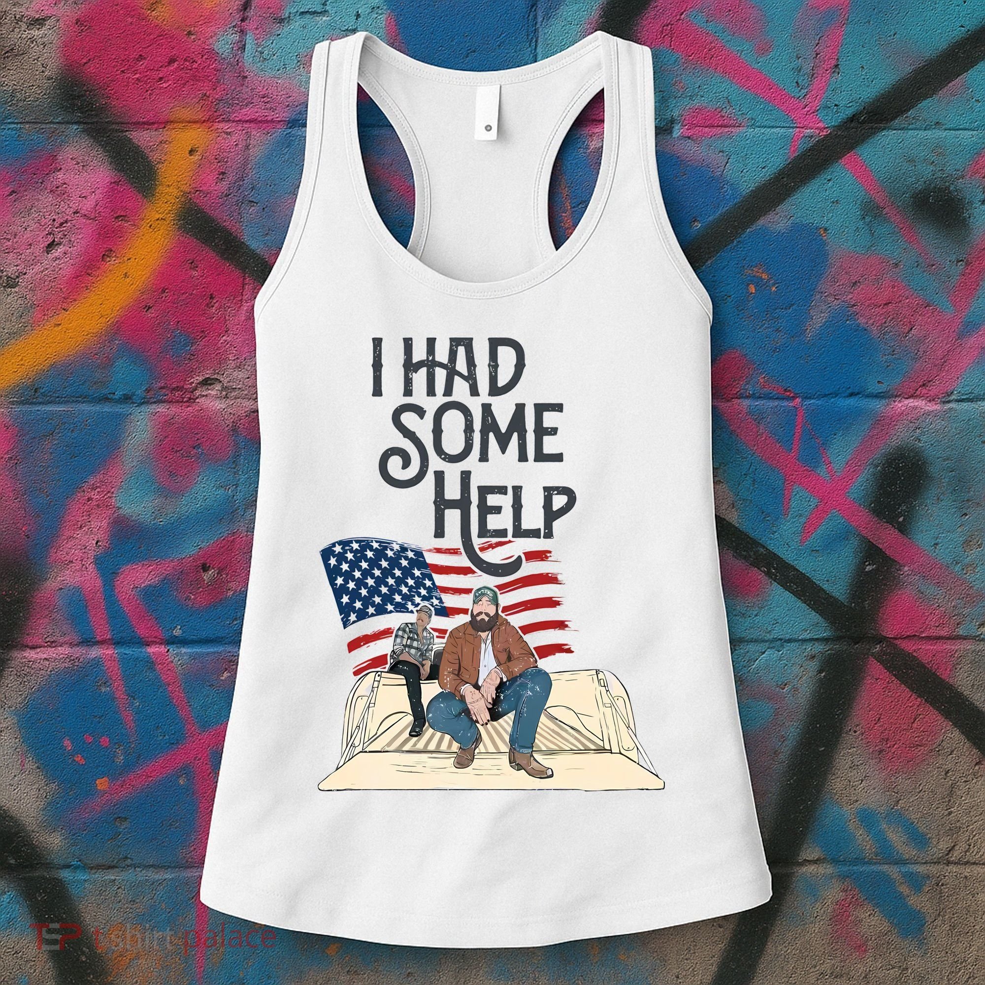 I Had Some Help Malone Post Women's Tank Top