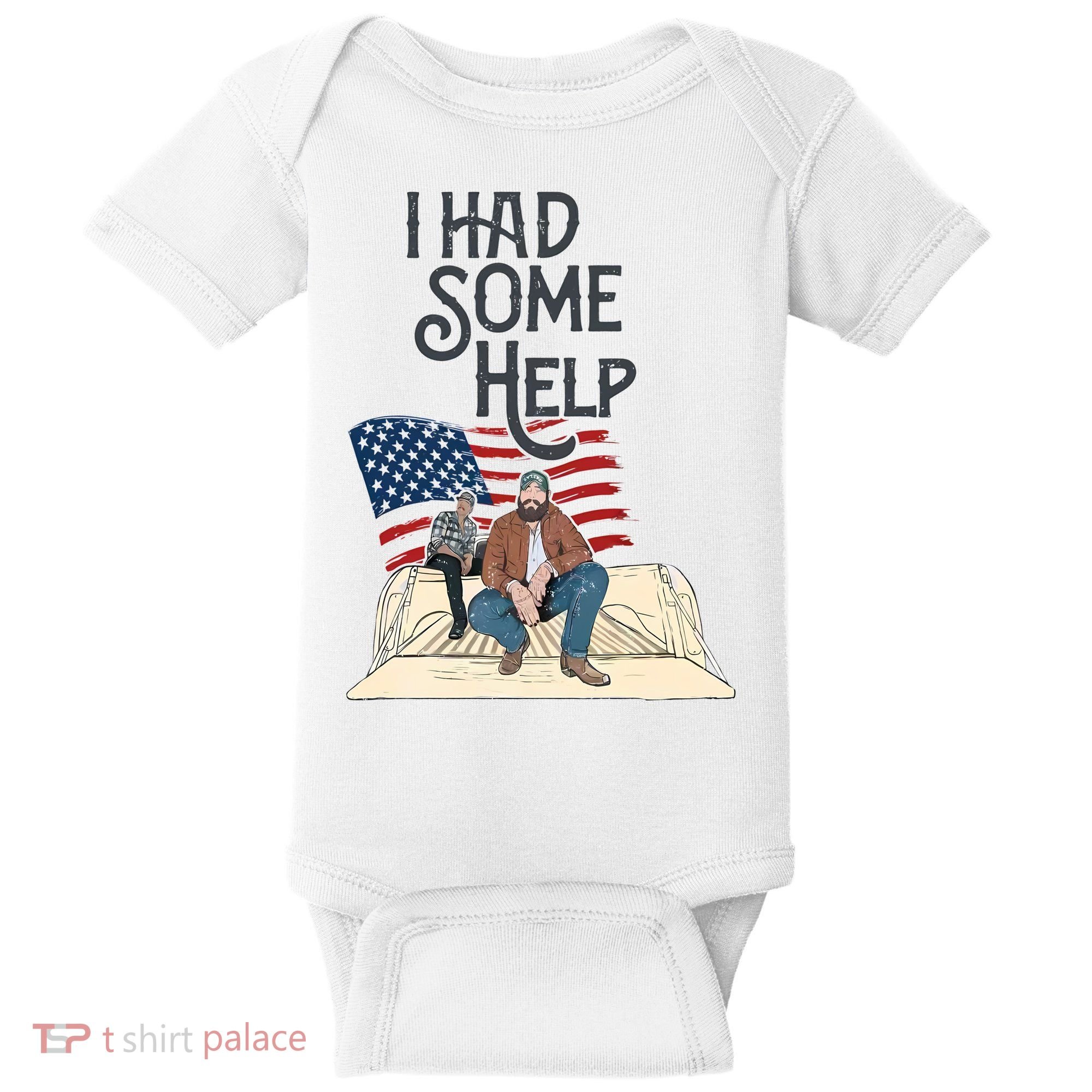 I Had Some Help Malone Post Baby Bodysuit
