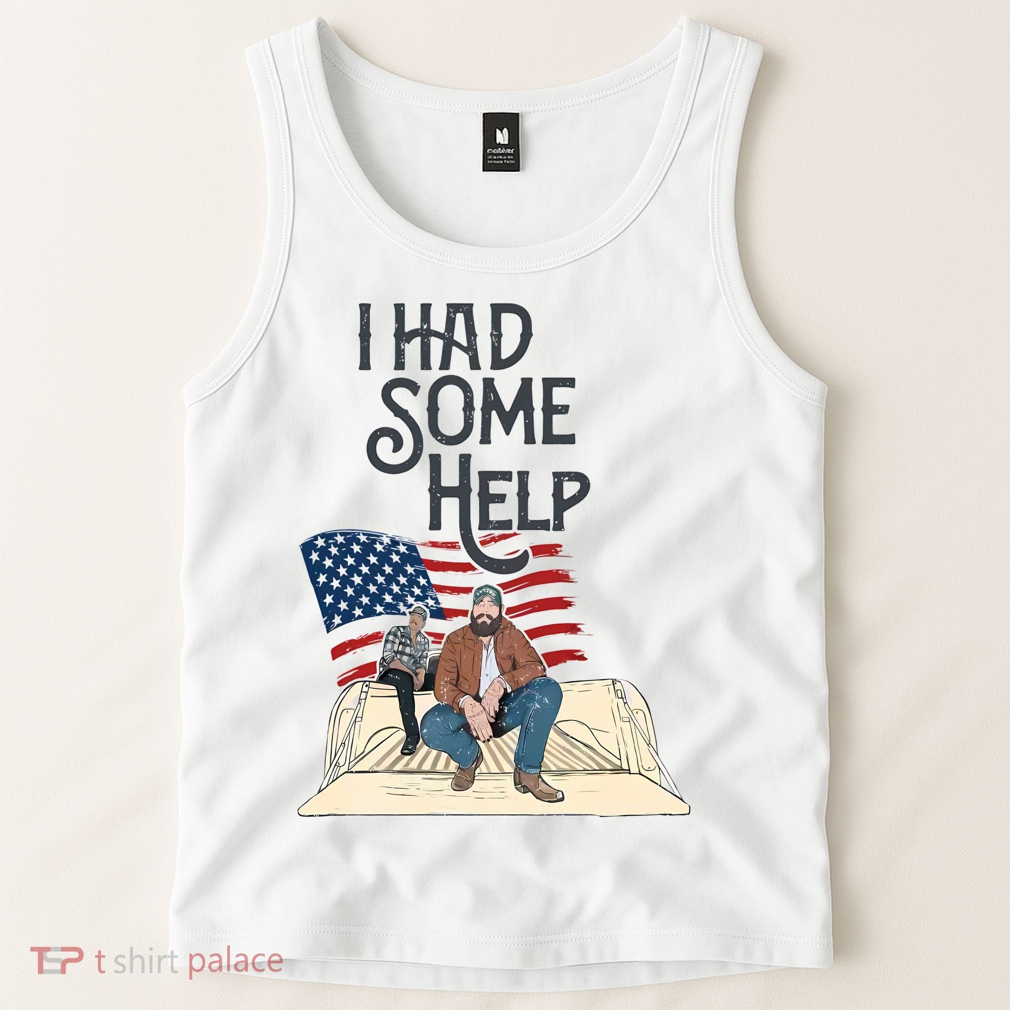 I Had Some Help Malone Post Tank Top