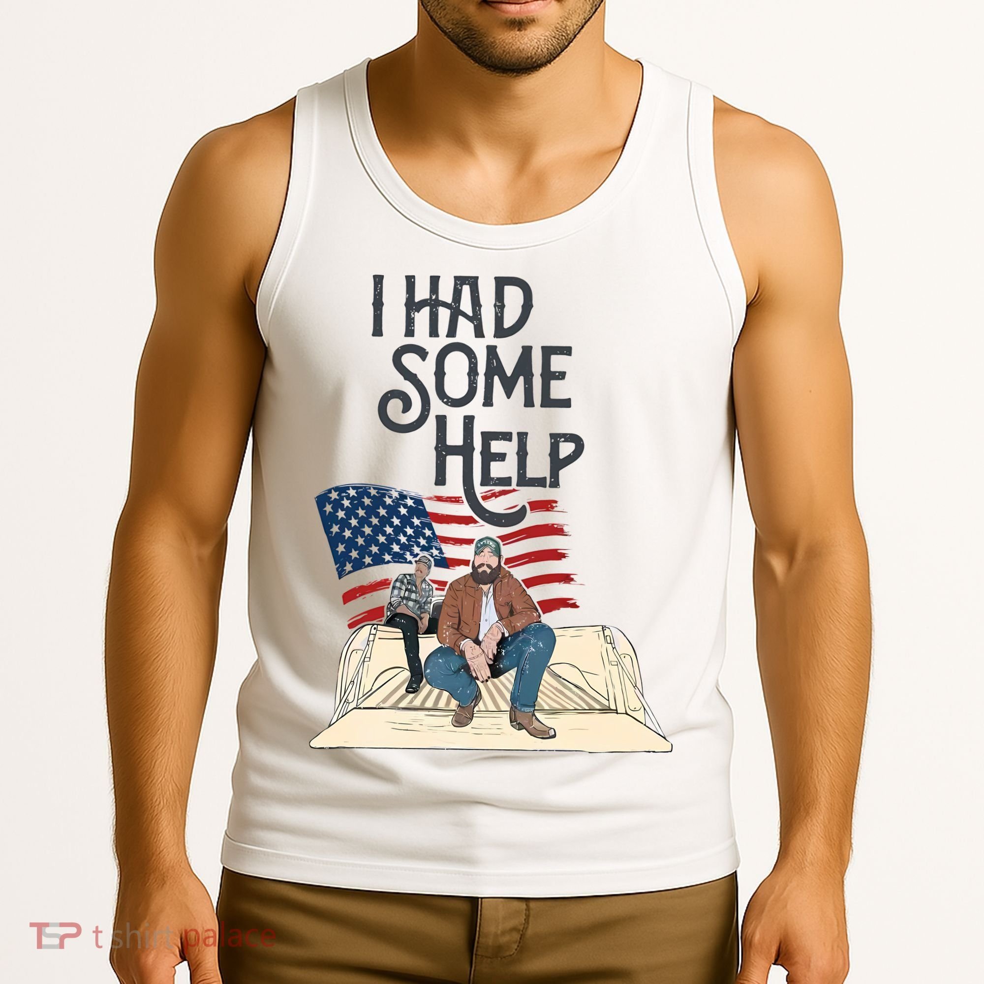 I Had Some Help Malone Post Tank Top