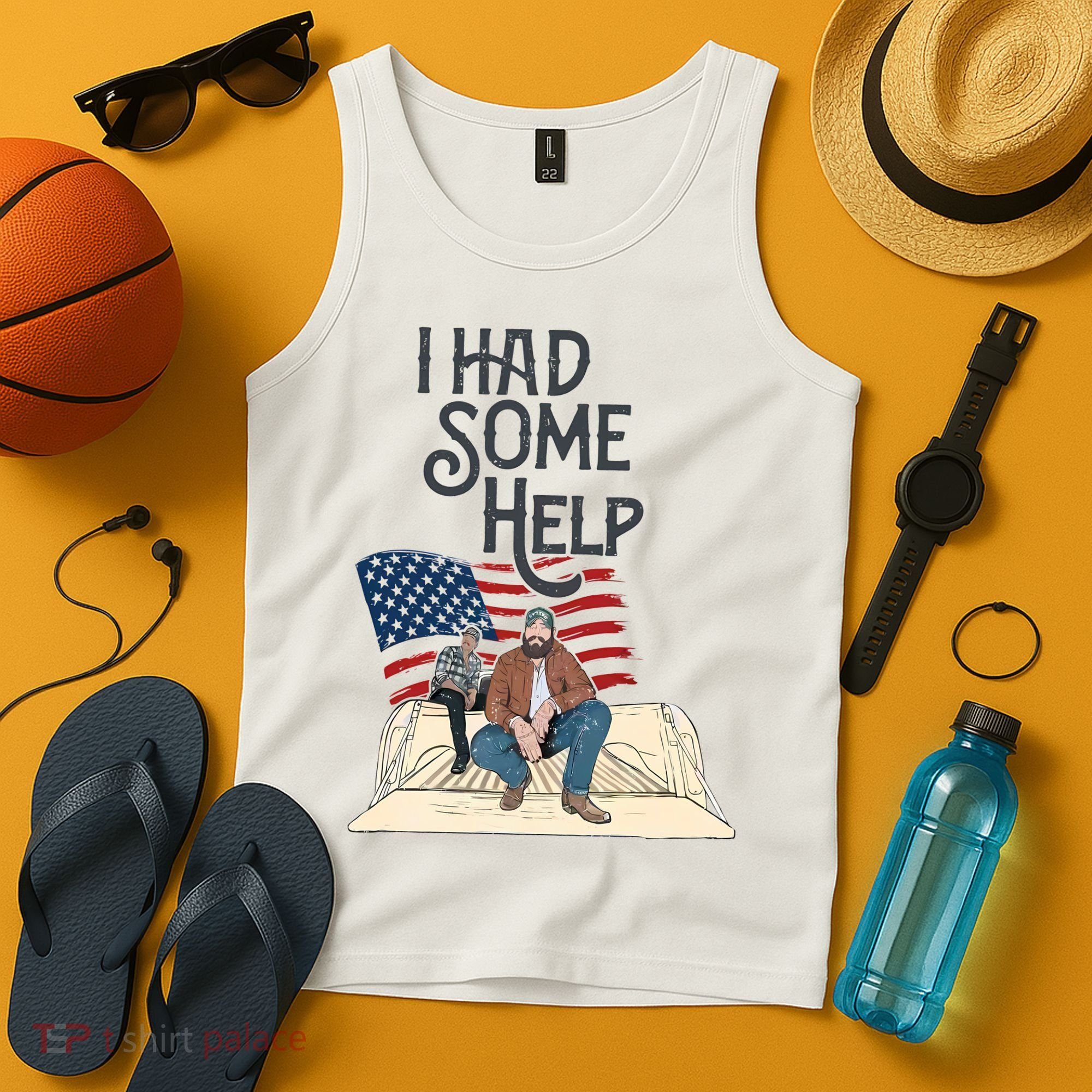 I Had Some Help Malone Post Tank Top