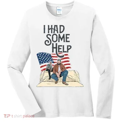 I Had Some Help Malone Post Women's Long Sleeve Shirt