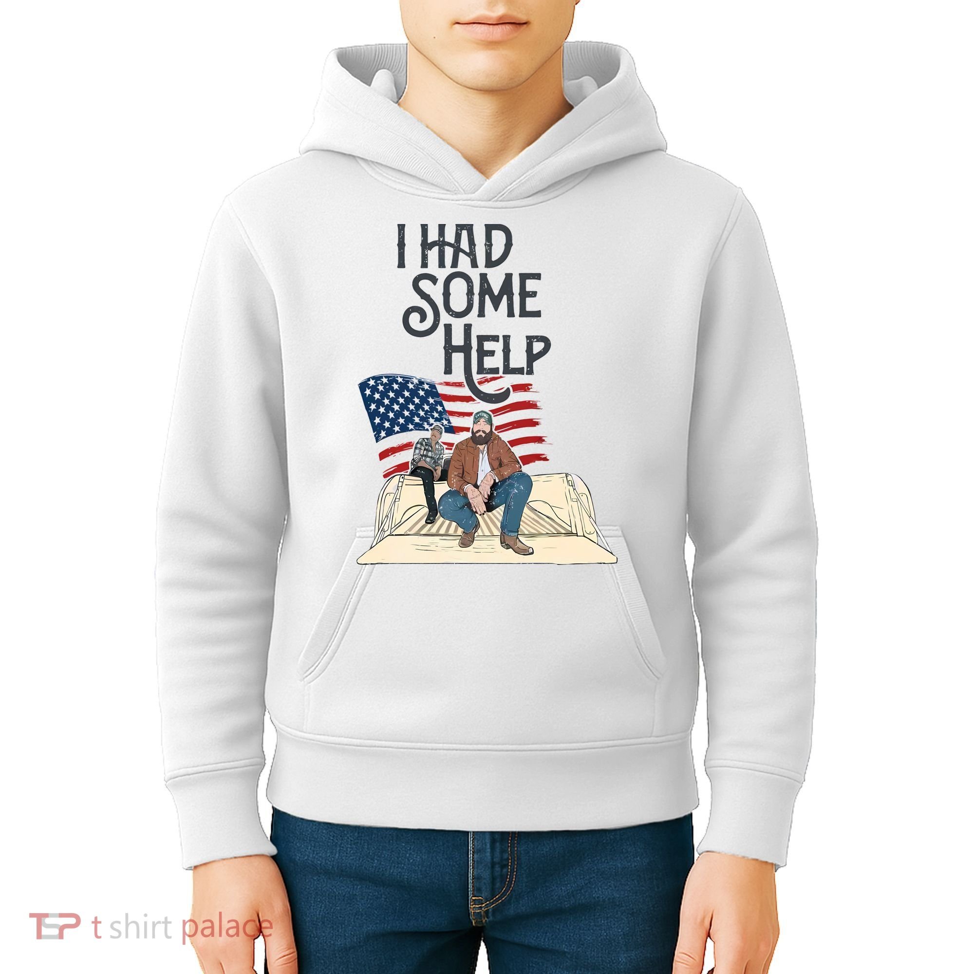 I Had Some Help Malone Post Kids Hoodie
