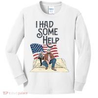 I Had Some Help Malone Post Kids Long Sleeve Shirt thumb 0