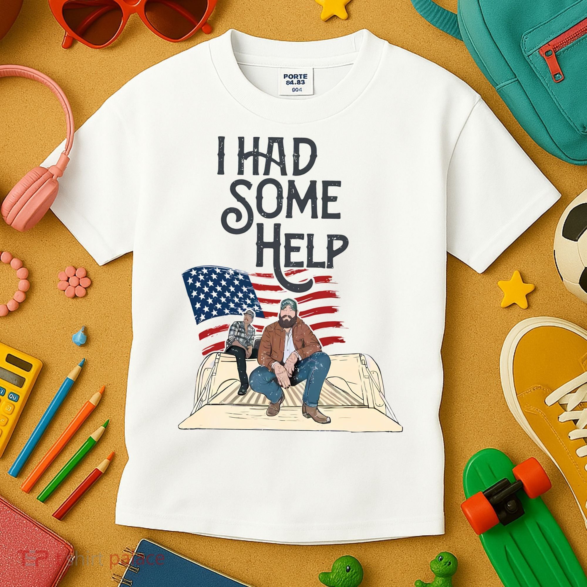 I Had Some Help Malone Post Kids T-Shirt