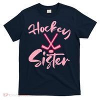 Ice Hockey Sister Fan Wo Girl T-Shirt thumb 0