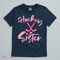 Ice Hockey Sister Fan Wo Girl T-Shirt thumb 5