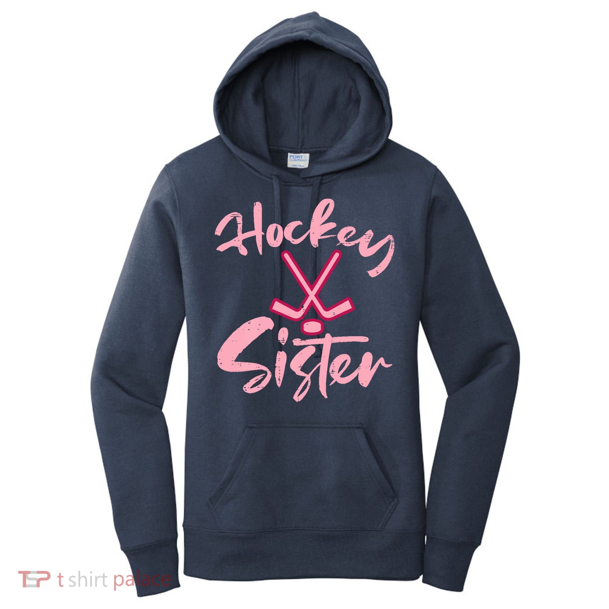 Ice Hockey Sister Fan Wo Girl Women's Hoodie