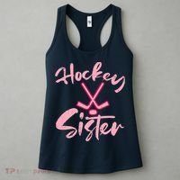 Ice Hockey Sister Fan Wo Girl Women's Tank Top thumb 3