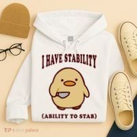 I Have Stability Ability To Stab Hoodie thumb 4