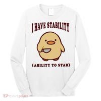 I Have Stability Ability To Stab Long Sleeve Shirt thumb 0