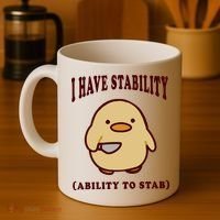I Have Stability Ability To Stab Coffee Mug thumb 4
