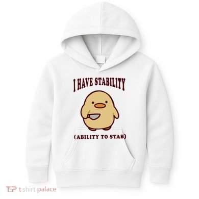 I Have Stability Ability To Stab Kids Hoodie