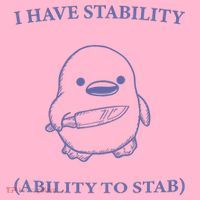 I Have Stability Ability To Stab Coaster thumb 2
