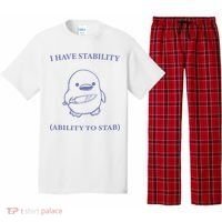 I Have Stability Ability To Stab Pajama Set thumb 0