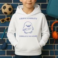 I Have Stability Ability To Stab Kids Hoodie thumb 2