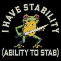 I Have Stability Ability To Stab Funny Frog Humor Sarcastic Coffee Mug thumb 5