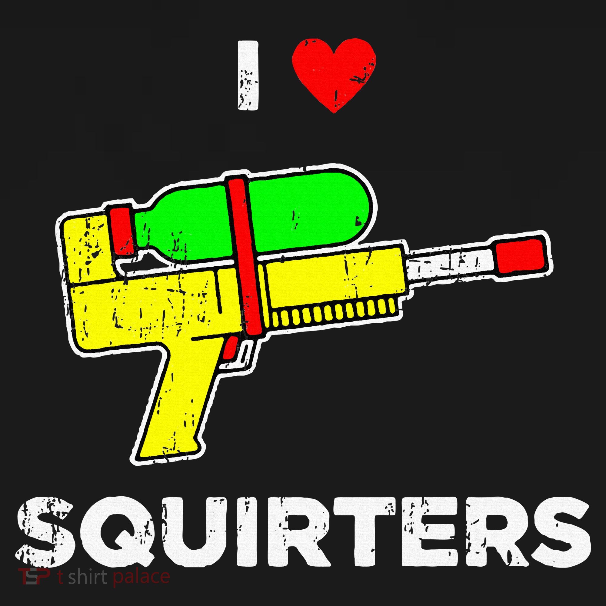 I Heart Squirters Funny I Love Squirters Doggie Tank