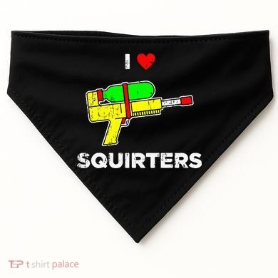 I Heart Squirters Funny I Love Squirters USA-Made Doggie Bandana