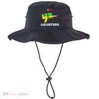 I Heart Squirters Funny I Love Squirters Bucket Hat thumb 0