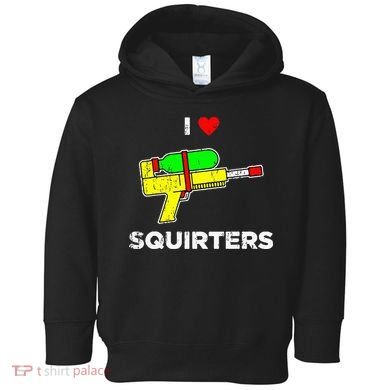 I Heart Squirters Funny I Love Squirters Toddler Hoodie