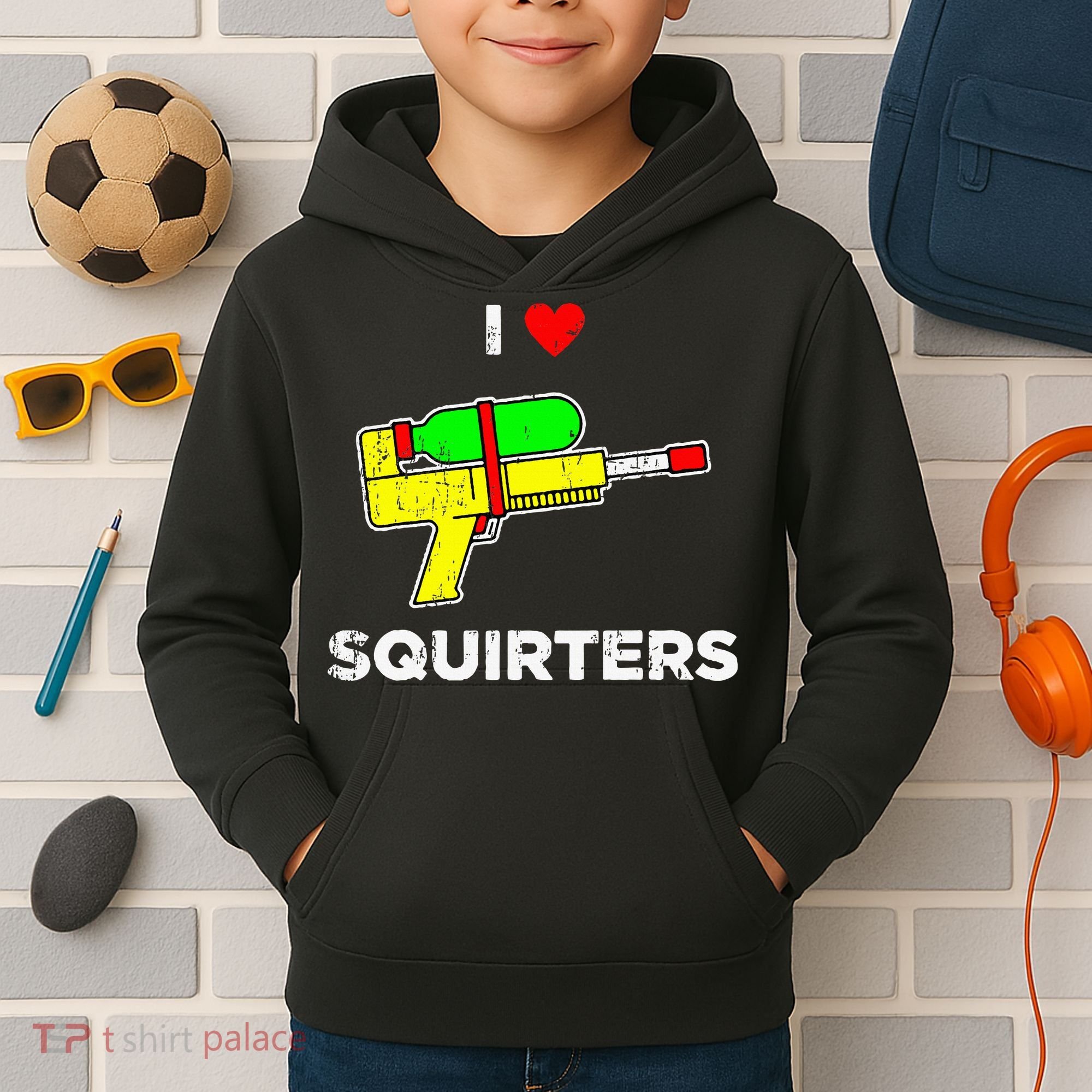 I Heart Squirters Funny I Love Squirters Kids Hoodie