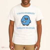 I Have Stability Ability To Stab Tall T-Shirt thumb 2