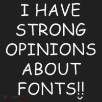 I Have Strong Opinions About Fonts Comic Sans Joke Beanie thumb 2