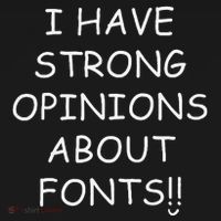 I Have Strong Opinions About Fonts Comic Sans Joke Women's Hoodie thumb 2