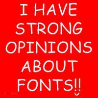 I Have Strong Opinions About Fonts Comic Sans Joke Santa Hat thumb 1