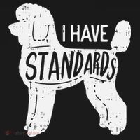 I Have Standards Poodle Funny Humor Pet Dog Lover Owner Gift Sweatshirt thumb 3
