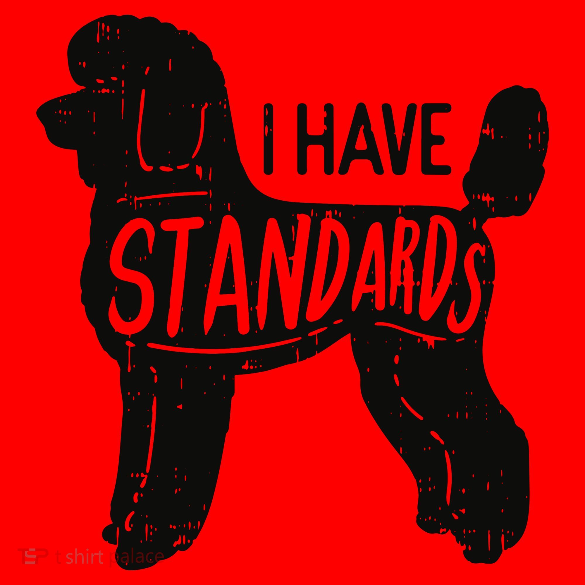 I Have Standards Poodle Funny Humor Pet Dog Lover Owner Gift Santa Hat