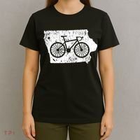 Iowa Home State Bike Cycling & Triathlon Gift T-Shirt thumb 4