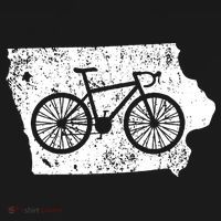 Iowa Home State Bike Cycling & Triathlon Gift T-Shirt thumb 7