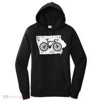 Iowa Home State Bike Cycling & Triathlon Gift Women's Hoodie thumb 0