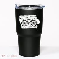 Iowa Home State Bike Cycling & Triathlon Gift Tumbler thumb 0