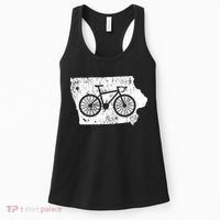 Iowa Home State Bike Cycling & Triathlon Gift Women's Tank Top thumb 0