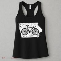 Iowa Home State Bike Cycling & Triathlon Gift Women's Tank Top thumb 3