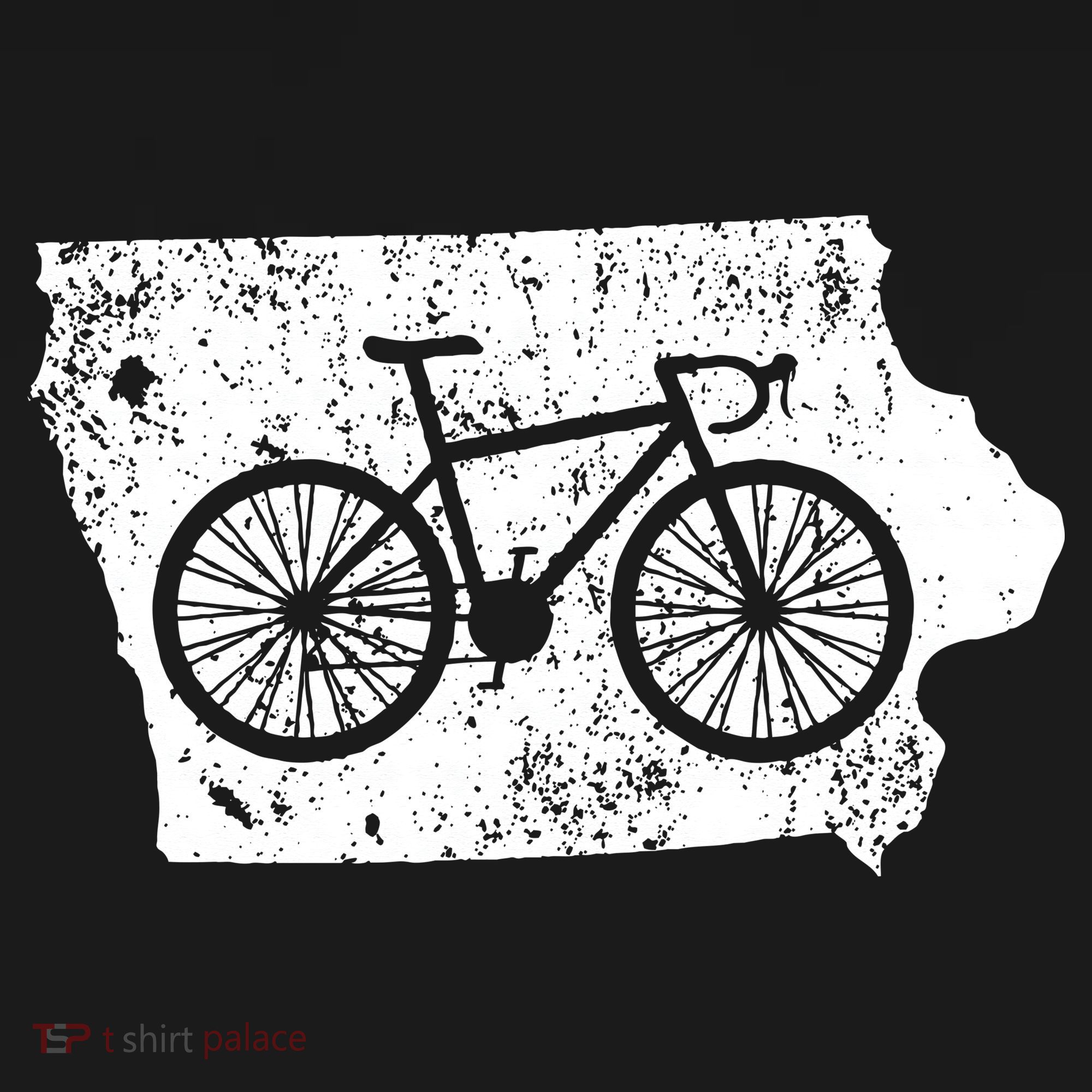 Iowa Home State Bike Cycling & Triathlon Gift Baby Bodysuit