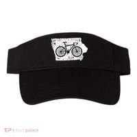 Iowa Home State Bike Cycling & Triathlon Gift Visor thumb 0