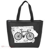 Iowa Home State Bike Cycling & Triathlon Gift Tote Bag thumb 0