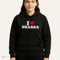 I Heart Sharks Hoodie thumb 5