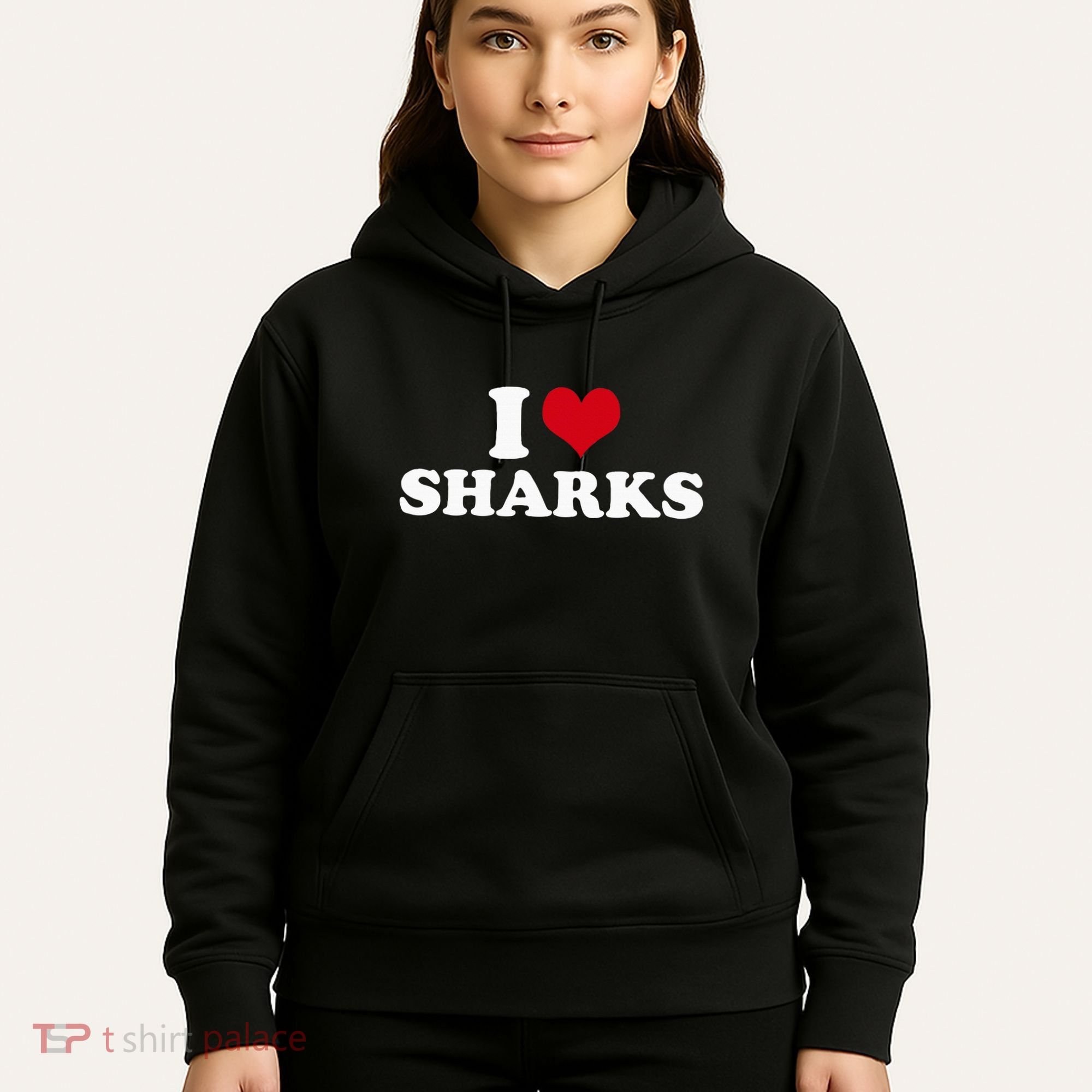 I Heart Sharks Hoodie