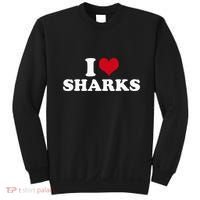 I Heart Sharks Sweatshirt thumb 0
