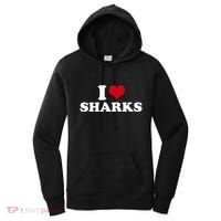 I Heart Sharks Women's Hoodie thumb 0