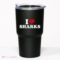 I Heart Sharks Tumbler thumb 0