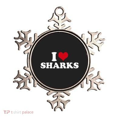 I Heart Sharks Ornament