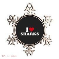 I Heart Sharks Ornament thumb 0